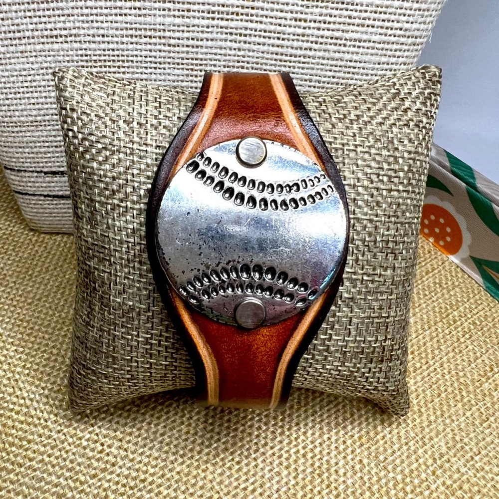 *RETIRED & NIB* Baseball Cuff Bracelet
